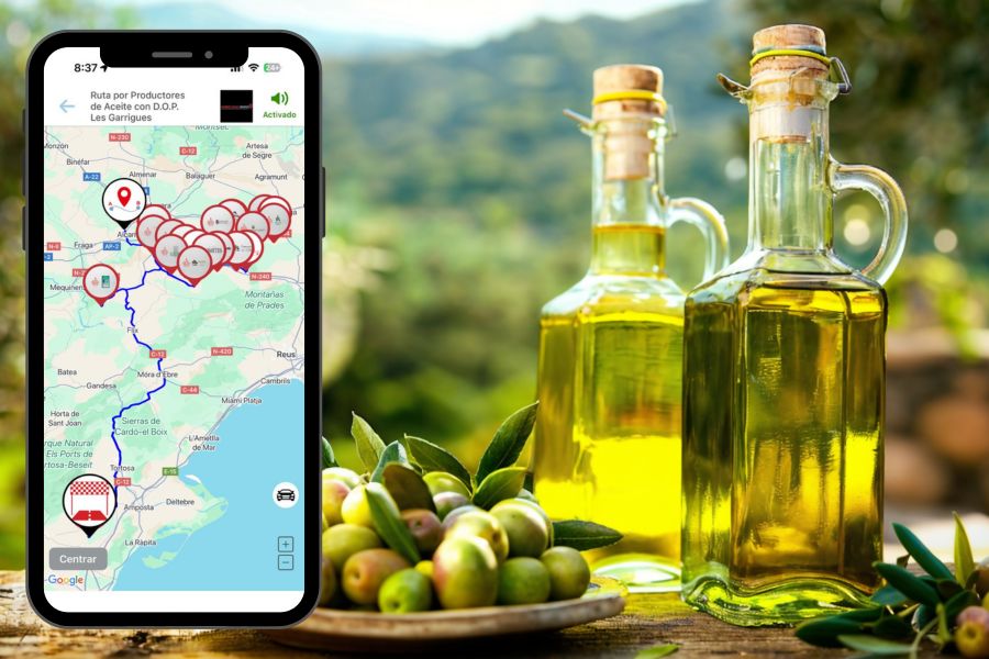 App d’oleoturisme amb rutes d’oli d’oliva per Catalunya