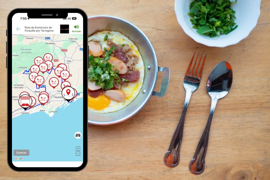 App de rutes gastronòmiques dedicada a la tradició dels esmorzars de forquilla catalans.
