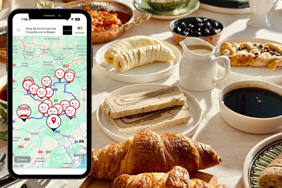 Itineraris d’esmorzars de forquilla amb context territorial i cuina popular catalana.