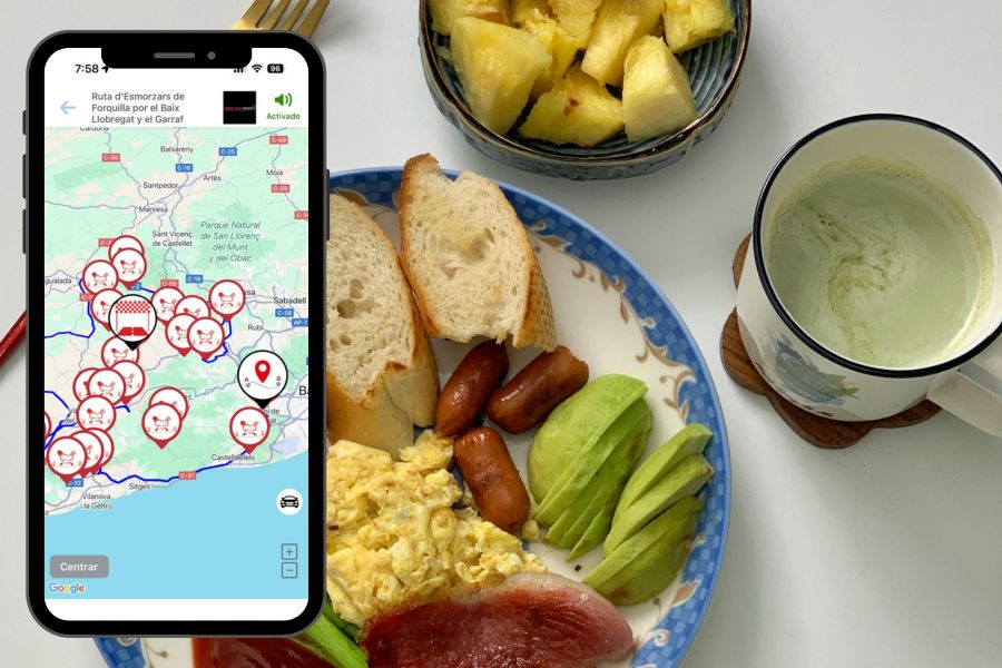 Descobrir esmorzars de forquilla i territori amb una app gastronòmica catalana.