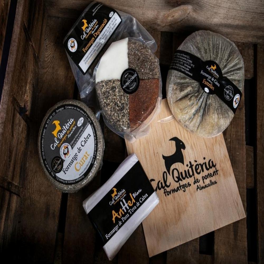 Formatge de diversos tipus de llet Lot Degustació Cal Quitèria