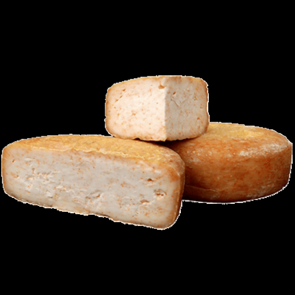 Formatge de cabra Liades mediterrànies de pebre vermell fumat de la Vera de Camps